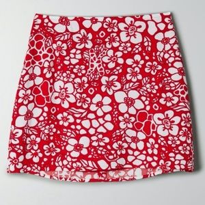 Aritiza Sunday best Bobby skirt Hawaiian print
